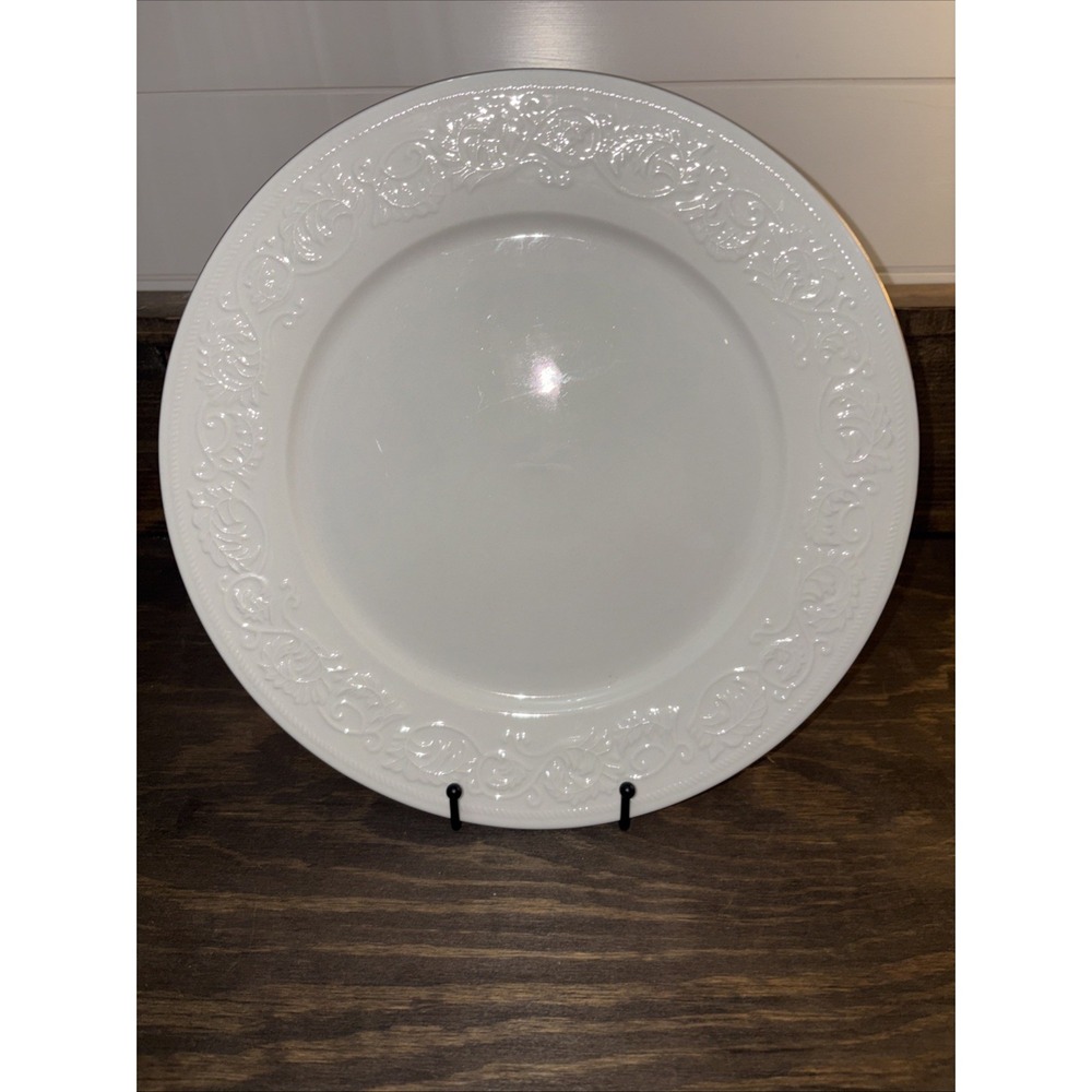 Farberware CALAIS 4173 China 12.25" Plate Round Serving Platter 22K